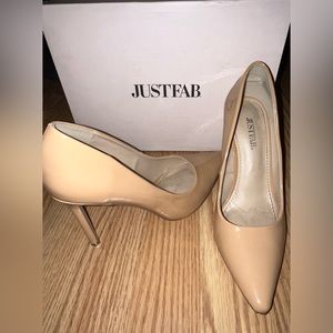 JustFab Nude Pumps Size 8.5